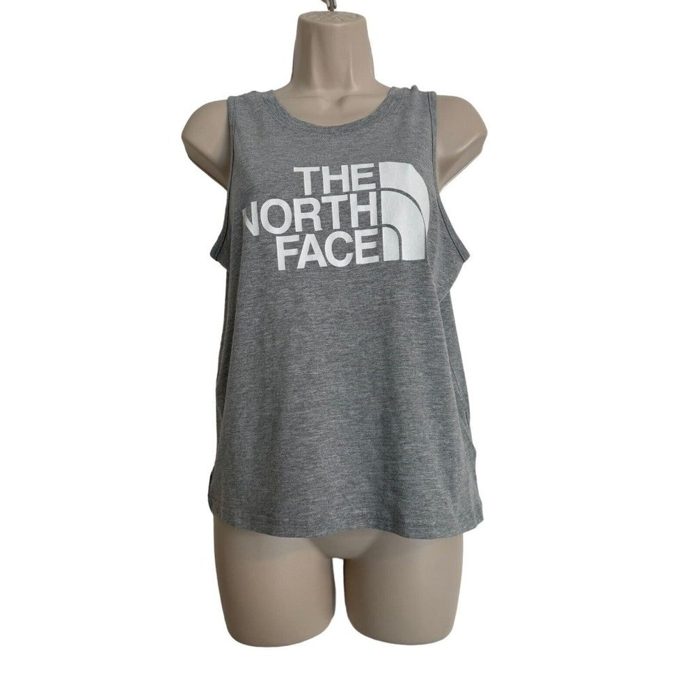THE NORTH FACE Women's Half Dome Tank Gray White Size XS NWT Sleeveless Top $30 - Picture 7 of 10